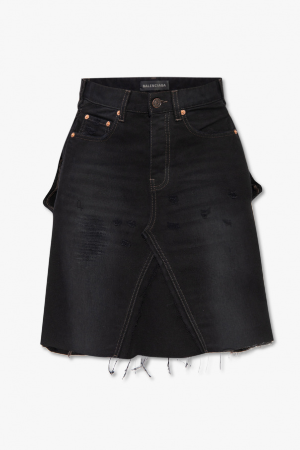 Denim skirt Balenciaga - SchaferandweinerShops TW